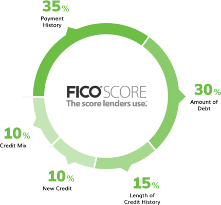 Large FICO Score Circle